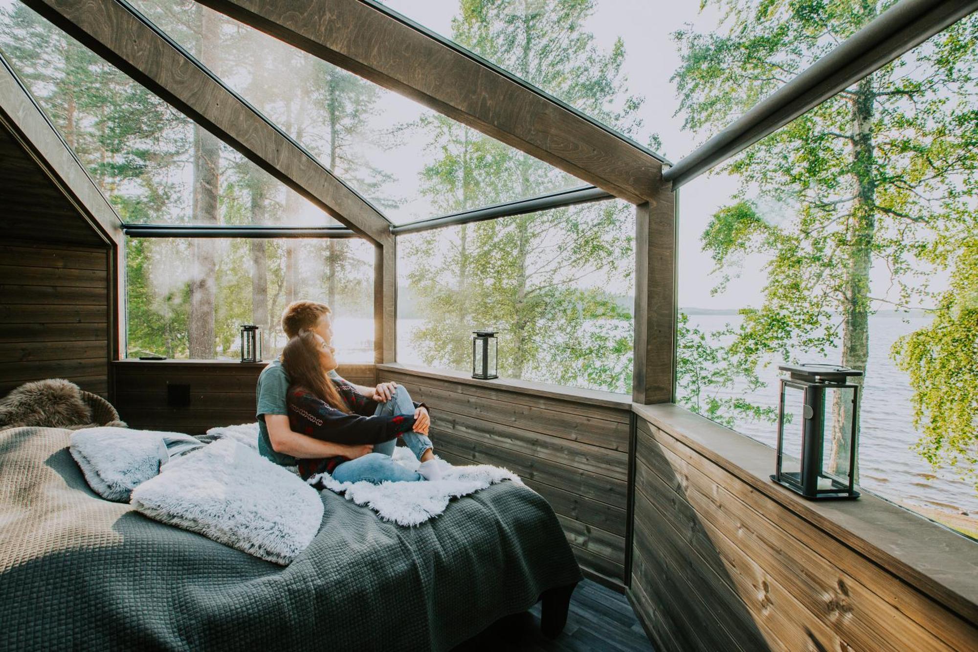 Revontuli Resort Glass Igloos Hankasalmi Ngoại thất bức ảnh